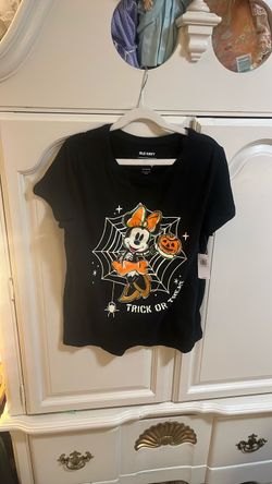 Disney MINNIE MOUSE GLOW IN THE DARK T-Shirt for girls size XL 14-16