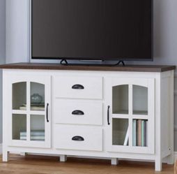 White TV stand