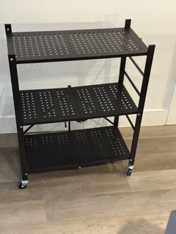 Metal Folding Cart - Virtually Brand New 