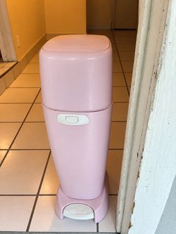 Pink diaper genie