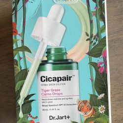 Brand New Korean Skincare Dr Jart Cicapair Tiger Grass Camo Drops Tinted Serum For Red Skin