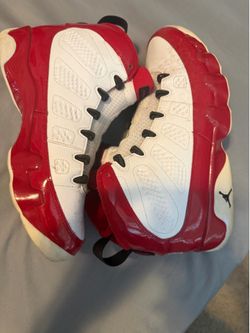 Jordan 9 white gym red