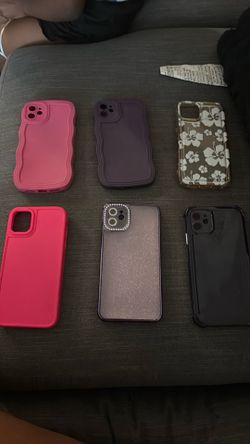 iPhone 11, Multi-Colored Cases (All Used)