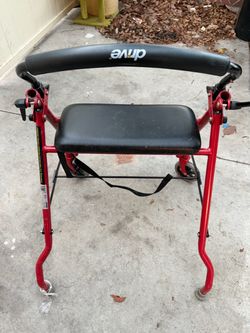 Drive Medical Rollator Walker with Seat