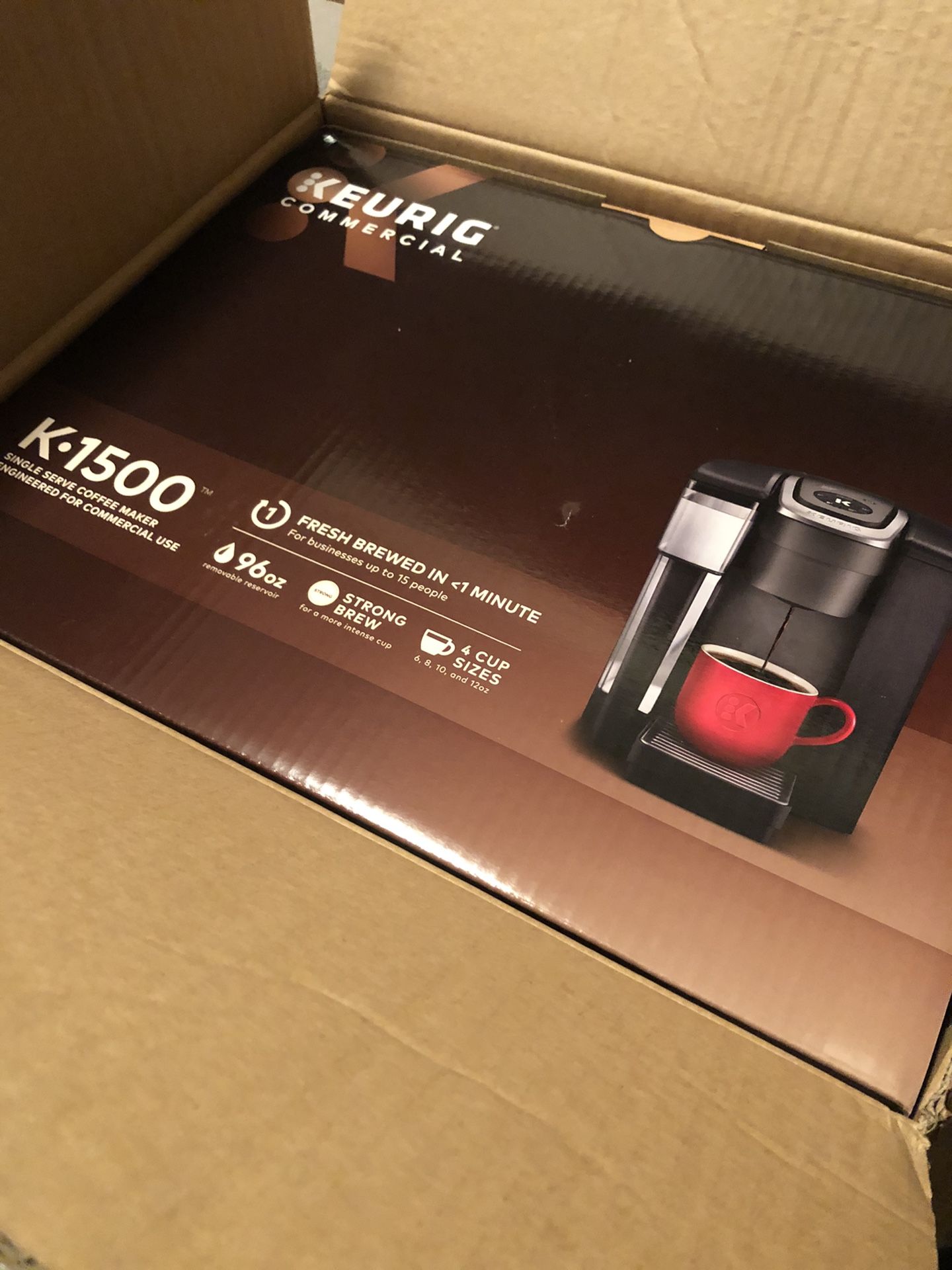 Keurig K1500 Brand New Sealed Box