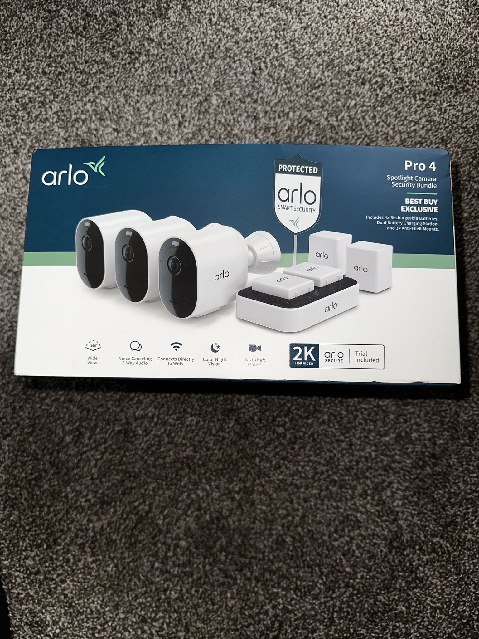 Arlo pro 4 Security Camera Bundle