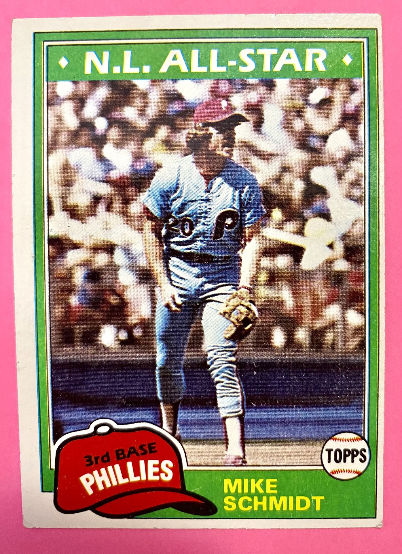 Mike Schmidt 1981Topps NL Alk-Star Card HOF