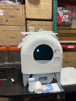In box! Auto Cleaning Self Cleaning Cat Litter Box Pet Smart Brand