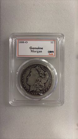 1888-O Morgan Silver Dollar Slabbed Genuine