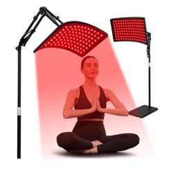Infrared Light Therapy Lamp with Stand Led 660nm Red Light-Therapy& 850nm Infrared Light Device for Body