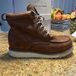 Timberland Pro Boots Brand New Brown/ivory  Original Shoes No Steel Toe No Box Size 10 Men 