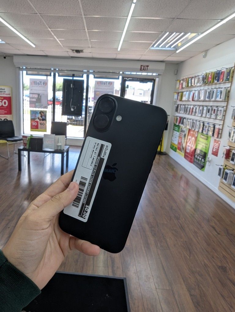 iPhone 16 Plus T-Mobile 128gb $99 Down