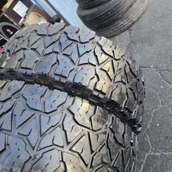 Only 2 used tires Lt35x12.50r20 Fierce Attitude MT $ 150.00 FIRM PRICE 
