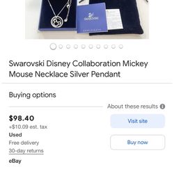 Mickey Mouse Necklace 