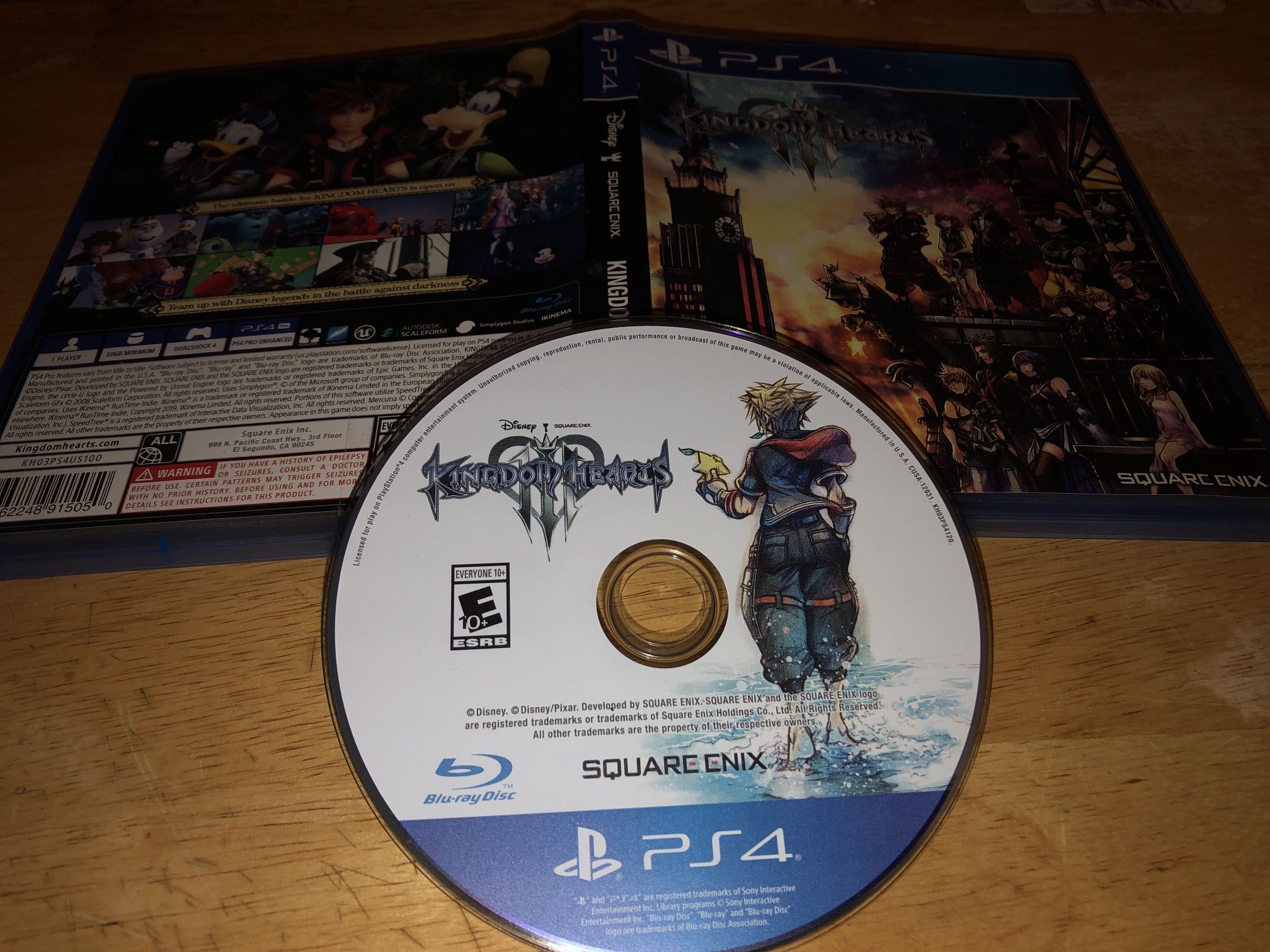 PS4 Game Disney 🗝️ Kingdom Hearts ❤️ III 