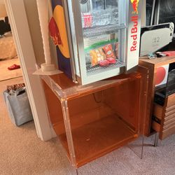 Night Stand And Mini Fridge 