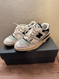 New Balance 550 White Black Sneakers