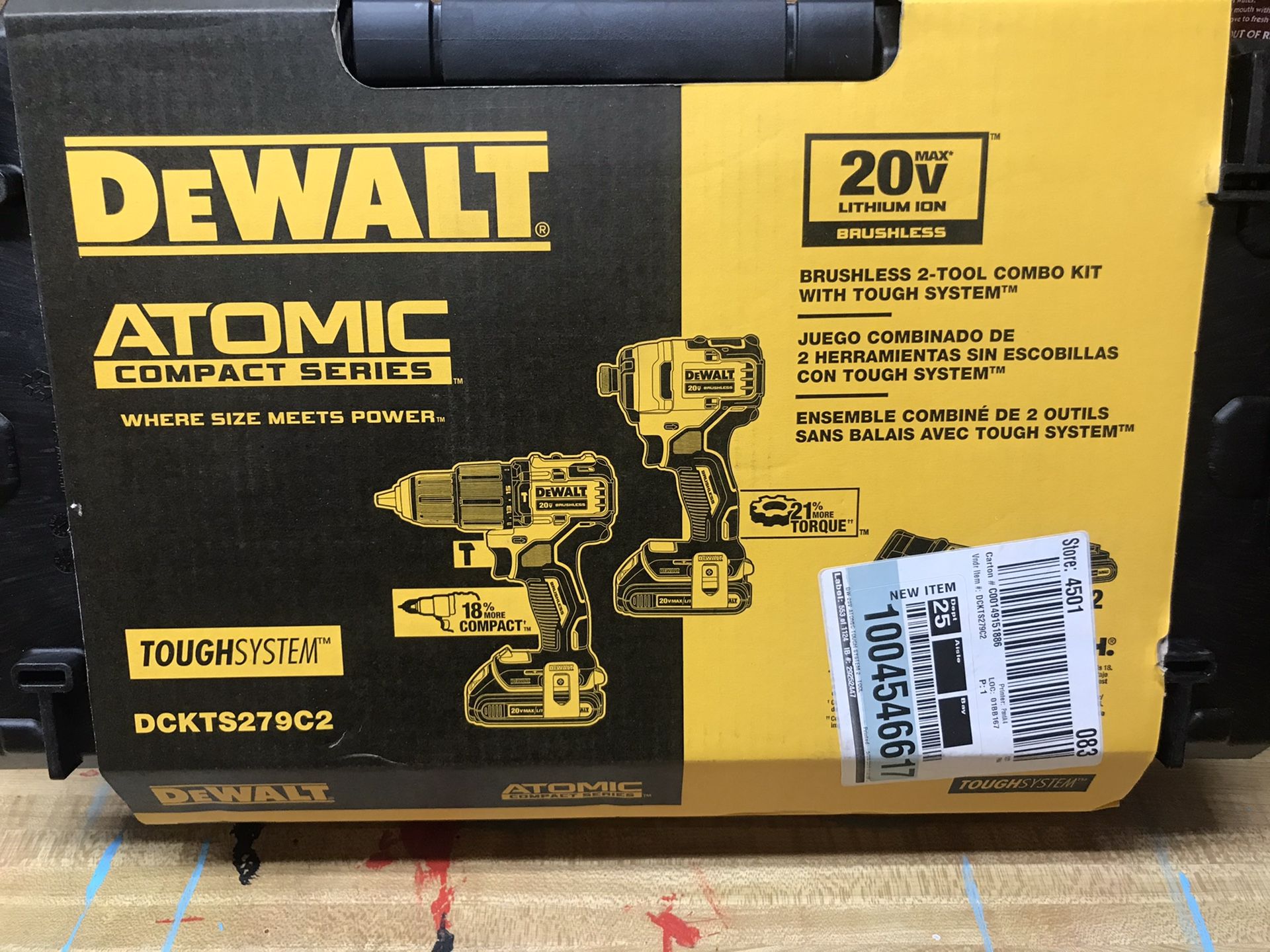 Brand new Dewalt Atomic hammer drill impact driver 20V brushless