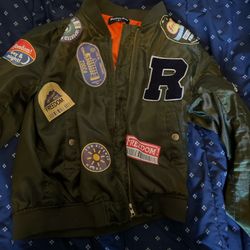 Monkey Ride green And Orange Jacket 