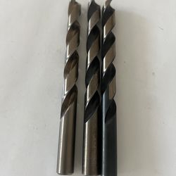 1/2" HSS Split Point Jobber Length Drill Bit (3Pcs)