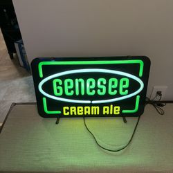 Genesee Cream Ale Sign Vintage 