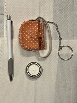 Women’s Watch - Very Nice Pocket  Quartz Timepiece with a Leather Pouch, by Tokyobay. Please Note: It may need a new battery soon. ONLY: $10.
