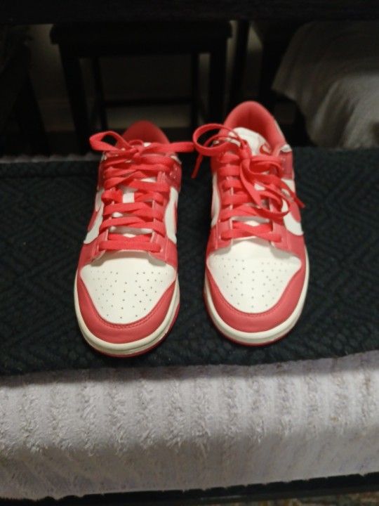 Pink and White Dunk Nike