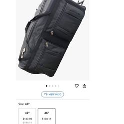46 Inch Gothamite Rolling duffel bag