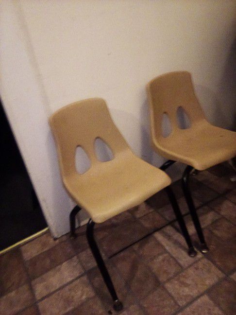 2 School Kids Chairs