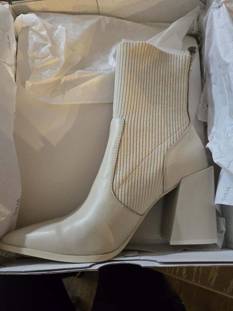 Aldo Women Cream Boots/shoes