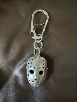 Rare Friday the 13th Mask Pewter Keychain-Sideshow