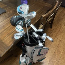 Women’s Wilson hope golf clubs set breast cancer awareness golf bag