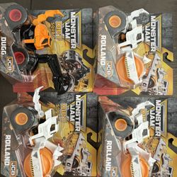 NEW MONSTER JAM JCB DIRT SQUAD