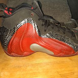 Nike Air Flightposite Exposed Zebra Size 13