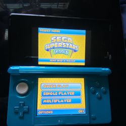 Nintendo 3Ds Aqua Blue 