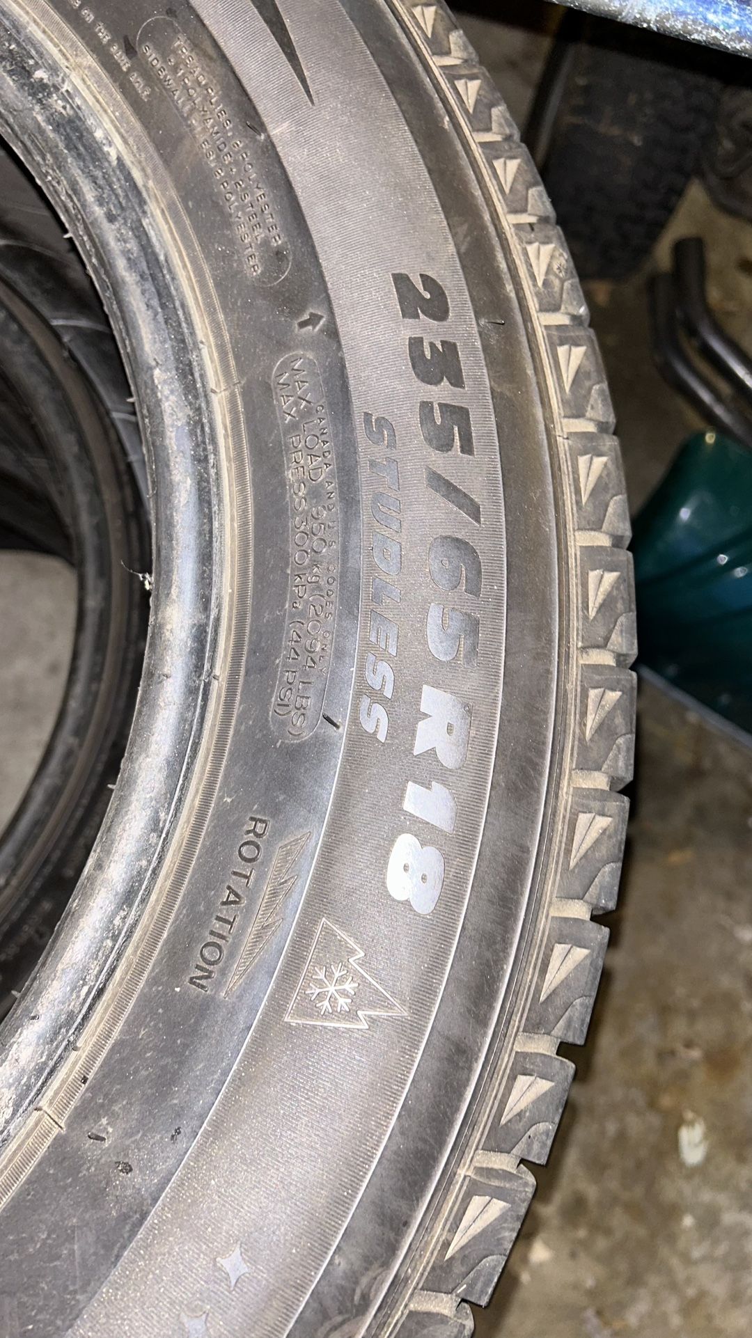 235 /65 R18 tires