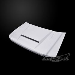 Ford F-150 F150 2004-2008 Amerihood F1504AHSMSFHW - SMS Style Functional Ram Air Fiberglass Hood (Special Order)