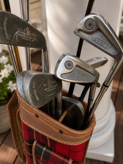 TaylorMade Driver & Woods + Wilson Irons + Golf Bag