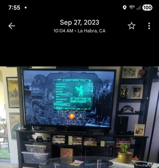 Black 2 Piece TV Unit