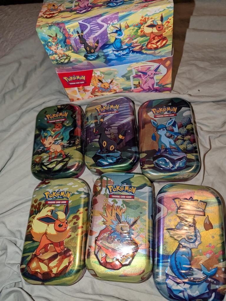 Pokémon Mini Tin (6 of 8) TCG Prismatic Evolutions