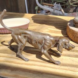 Vintage cast iron dog