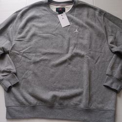 Size XXL Jordan Fleece Men's Crew Neck Sweatshirt