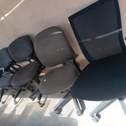 Various Rolling Office Desk Shop Garage Chairs $10 Each