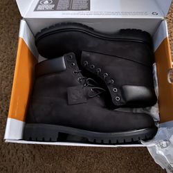 All Black Timberland Boots