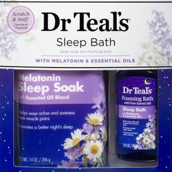 Dr. Teal’s Sleep Bath With Melatonin & Essential Oils