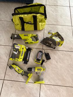 Ryobi tools with batteries