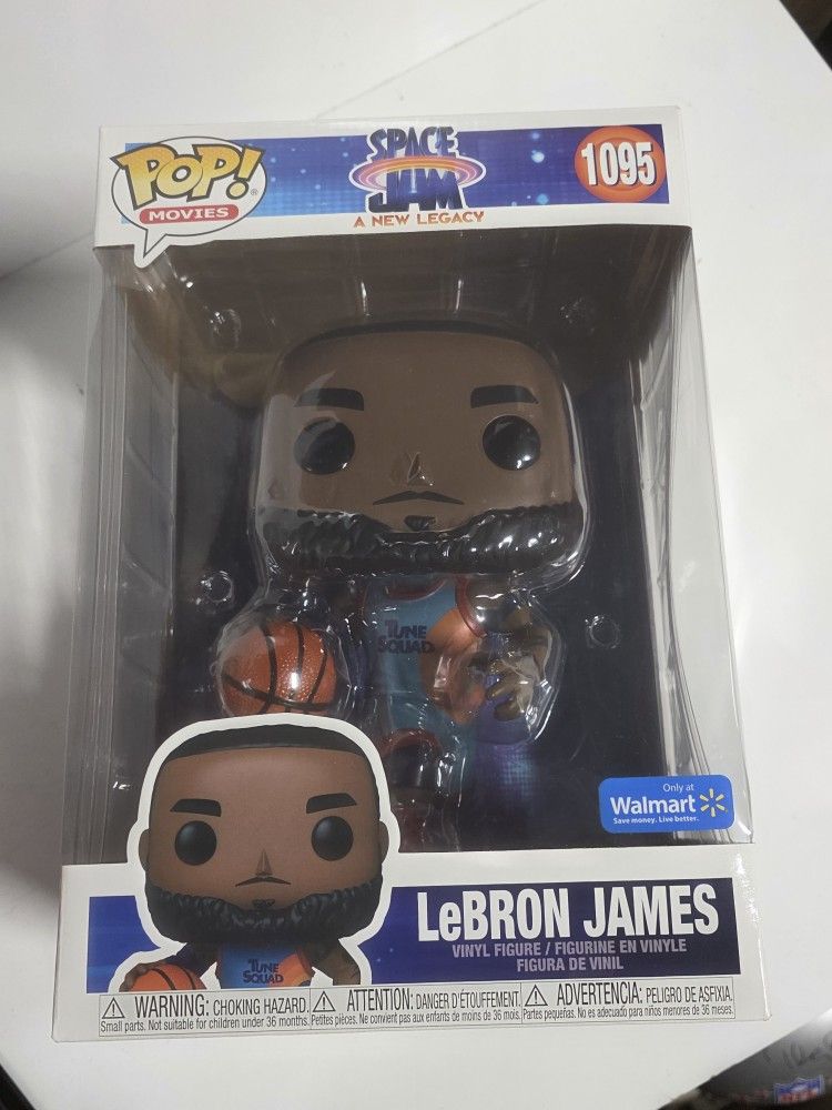 Funko Jumbo Pop Movies Space Jam A New Legacy LeBron James 1095 Walmart Exclusive