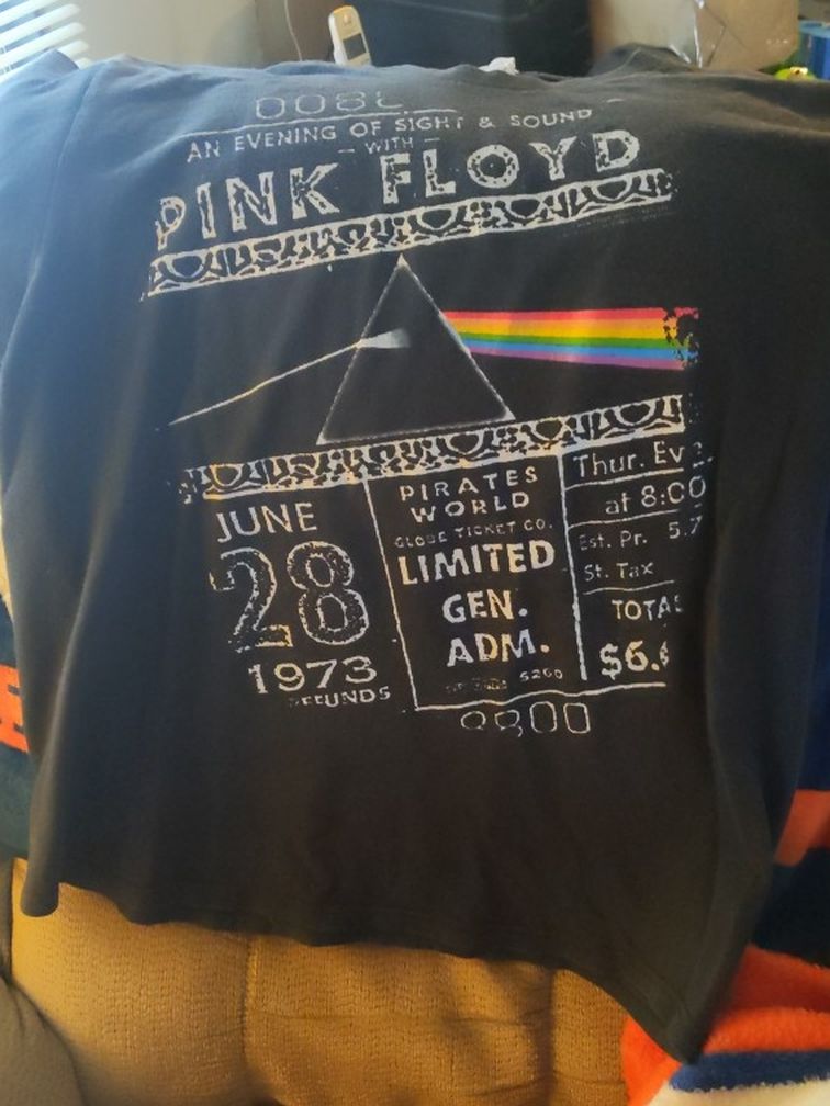 Pink Floyd Evening Of Sight & Sound T Shirt XL