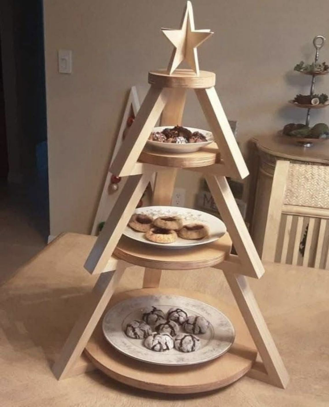 Christmas 3 Tier Cookie Tray 