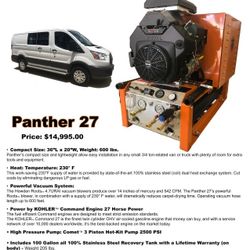 Industrial Hot Water Pressure Washer & Vacuum 